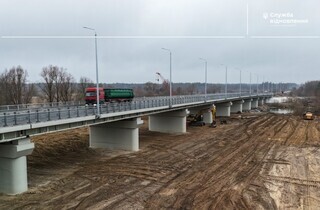 На Київщині відновили міст через річку Тетерів, зруйнований у 2022 році