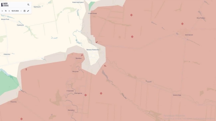 Росіяни просунулися біля Великої Новосілки, штурмують райони населеного пункту – DeepState 