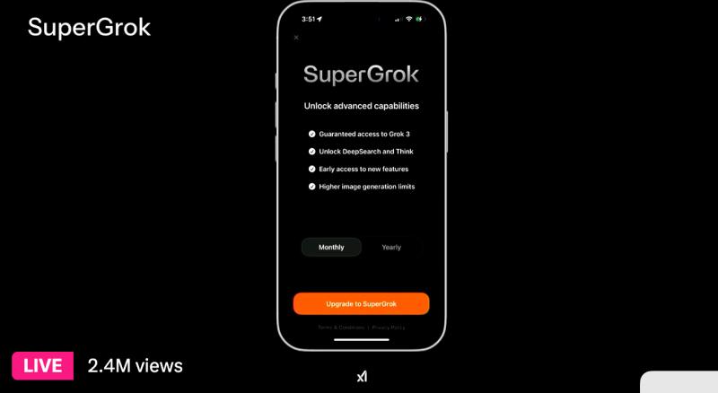 
			Ілон Маск представив «думаючі» моделі Grok 3 і Grok 3 mini — конкурентів DeepSeek та OpenAI із «страшно розумним» ШІ			